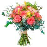 Свадебные букеты невесты с белыми гвоздиками