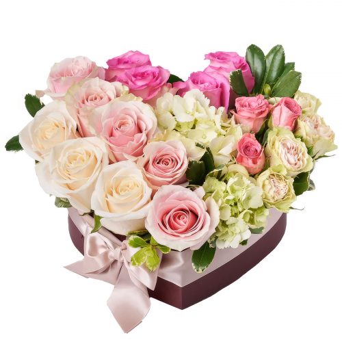 Цветочная композиция «Сердечный уют»