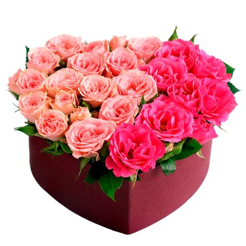 Цветы в коробке «Шелковый путь»