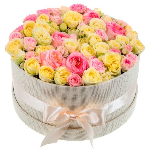 Цветы в коробке «Майский дождь»