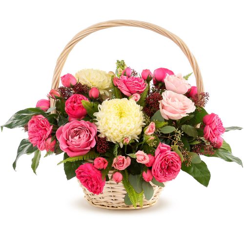 Цветочная композиция «Розовый шарм»