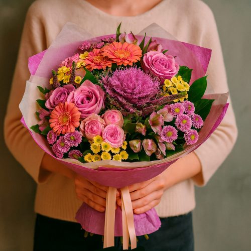 Букет цветов «Ночная тайна»