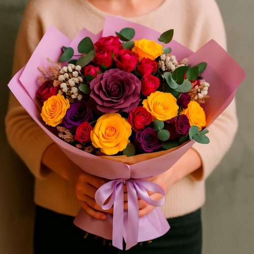 Букет цветов «Утренний свет»