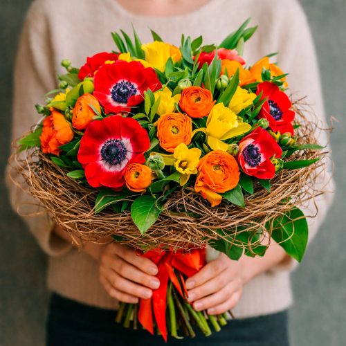 Флористический букет «Утренняя симфония»