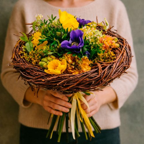 Флористический букет «Вечерняя магия»