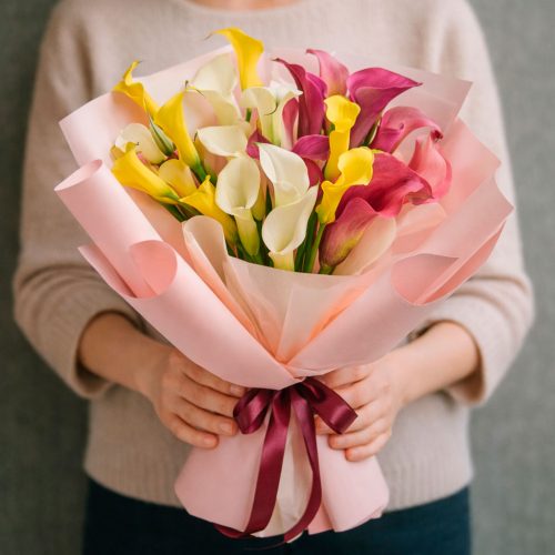 Цветочный букет «Калловая фантазия»