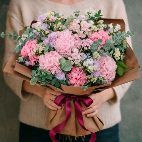 Цветочный букет «Парижская мечта»