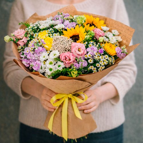 Цветочный букет «Солнечный день»