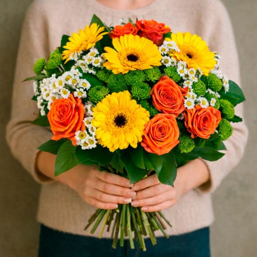 Цветочный букет «Весенний вихрь»